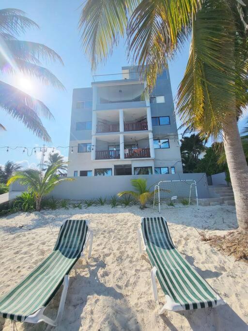 2 Rooms Apartment With Private Beach In Puerto Juarez Cancún Exteriör bild